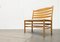 Scandinavian Papercord Bench and Chair in Oak from TS, Set of 2, Image 3