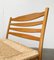 Scandinavian Papercord Bench and Chair in Oak from TS, Set of 2, Image 15
