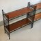 Mid-Century Iron & Teak Multistrux Modular Shelving from Multimueble, 1960s 7