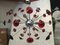 Italienischer Handgefertigter Roter Sputnik Kronleuchter aus Muranoglas von Simoeng 9