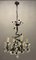 Vintage Flower Chandelier in Crystal from Maison Bagues, 1940s, Image 1