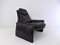 Leather Saporiti P 60 Chair & Ottoman by Vittorio Introini for Saporiti Italia, 1960s, Set of 2 9