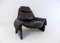 Leather Saporiti P 60 Chair & Ottoman by Vittorio Introini for Saporiti Italia, 1960s, Set of 2 21