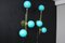 Mid-Century Modern Italian Sconces in Turquoise Tiffany Blue Glass, 2000, Set of 2, Image 18
