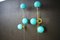 Mid-Century Modern Italian Sconces in Turquoise Tiffany Blue Glass, 2000, Set of 2, Image 6