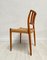 Vintage Danish Model No. 83 Dining Chairs in Teak by Niels Otto Møller, 1970s, Set of 4 3