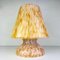 Large Italian Mushroom Table Lamp in Murano Glass, 1970s 3