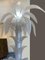 Lampada da terra vintage a forma di palma in vetro di Murano opalino di Simoeng, Immagine 6