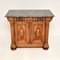 Antique Victorian Sideboard in Oak with Marble Top, 1890s 1