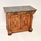 Antique Victorian Sideboard in Oak with Marble Top, 1890s 2