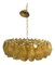 Poliedro Murano Glass Green Chandelier with Gold Metal from Simoeng 7