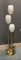 Italienische Stehlampe aus Messing & Opalglas, 1980er 5