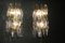 Sconces in Clear and Smoked Murano Glass, 1980, Set of 2, Image 10