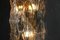 Applique in vetro di Murano trasparente e fumé, anni '80, set di 2, Immagine 8