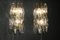 Sconces in Clear and Smoked Murano Glass, 1980, Set of 2, Image 12