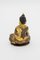 Estatua de Buda tibetano de bronce, siglo XIX, Imagen 4