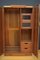 Art Deco Birds Eye Maple 2-Door Wardrobe, 1930 9