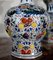 Polychrome Steingut Vasen von Royal Delft, 2er Set 13