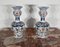 Polychrome Steingut Vasen von Royal Delft, 2er Set 3