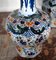 Polychrome Steingut Vasen von Royal Delft, 2er Set 11