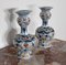 Vases en Faïence Polychrome de Royal Delft, Set de 2 7