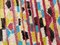 Alfombra Boujaad bereber abstracta multicolor, años 90, Imagen 6