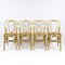Vintage Dining Chairs in Bamboo, 1960s, Set of 4 1
