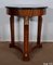 Empire Style Return from Egypt Pedestal Table in Mahogany Burl, Late 19th Century 5