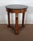 Empire Style Return from Egypt Pedestal Table in Mahogany Burl, Late 19th Century 1