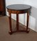 Empire Style Return from Egypt Pedestal Table in Mahogany Burl, Late 19th Century 2