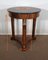 Empire Style Return from Egypt Pedestal Table in Mahogany Burl, Late 19th Century 14