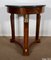 Empire Style Return from Egypt Pedestal Table in Mahogany Burl, Late 19th Century 12