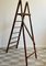 Vintage Wooden Folding Ladder 2