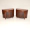 Antique Bow Front Buffets, 1890s, Set of 2, Image 2