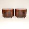 Antique Bow Front Buffets, 1890s, Set of 2, Image 1