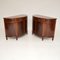 Antique Bow Front Buffets, 1890s, Set of 2 10