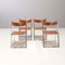 Mid-Century Italian Folding Chairs by Fontoni & Geraci for Lübke, 1960s, Set of 4 6