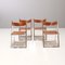 Mid-Century Italian Folding Chairs by Fontoni & Geraci for Lübke, 1960s, Set of 4, Image 6