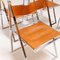 Mid-Century Italian Folding Chairs by Fontoni & Geraci for Lübke, 1960s, Set of 4, Image 4