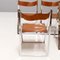 Mid-Century Italian Folding Chairs by Fontoni & Geraci for Lübke, 1960s, Set of 4, Image 5