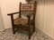 Antique Spanish Throne in Walnut and Skin, 1600s 14