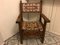 Antique Spanish Throne in Walnut and Skin, 1600s, Image 1