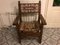 Antique Spanish Throne in Walnut and Skin, 1600s, Image 39