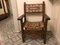 Antique Spanish Throne in Walnut and Skin, 1600s 37