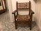 Antique Spanish Throne in Walnut and Skin, 1600s, Image 37