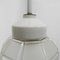 Art Deco Hanging Lamp with Octagonal Frosted Glass Shade, 1930s, Image 6