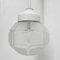 Art Deco Hanging Lamp with Octagonal Frosted Glass Shade, 1930s 16