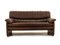 Vintage Brown Leather DS-86 2-Seat Sofas from de Sede, 1970s, Set of 2, Image 12