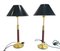 Metal Table Lamps from Metalarte, 1950s, Set of 2 1
