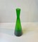 Vase Diablo Mid-Century en Verre Vert par Per Lütken pour Holmegaard, 1960s 3